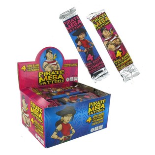TATUAJES DE PIRATAS CON CARAMELO (30 uds.)