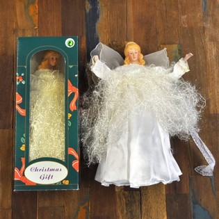 GRAN &Aacute;NGEL DE NAVIDAD 30 CM (4 uds.)