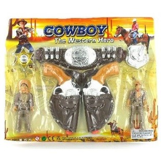 GRAN SET DE COWBOY EN CART&Oacute;N (3 uds.)