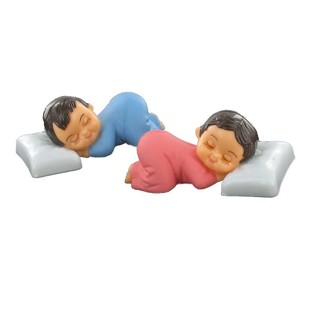 TOPPER PARA TARTA - BEB&Eacute; DURMIENDO EN COJ&Iacute;N (56 uds.)