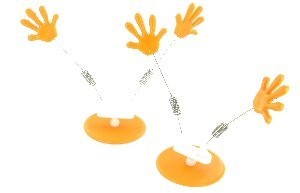 Portacarteles de ofertas con forma de mano (10 uds.)