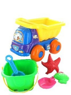 GRAN SET DE PLAYA - MODELO CAMI&Oacute;N VOLQUETE (2 uds.)