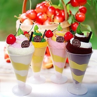 TOALLA CON FORMA DE SORBETE (Pack de 2)