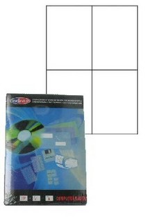 Etiquetas Adhesivas para Impresora (100 Hojas)