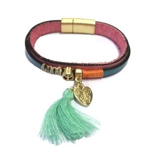 Pulsera de Lujo Rosa/Turquesa (1 ud)