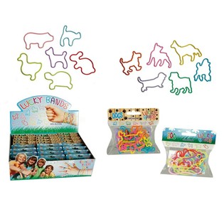 ***SÚPER BARATO*** PULSERAS LUCKY BANDS PARA NIÑOS - ANIMALES (24 uds.)