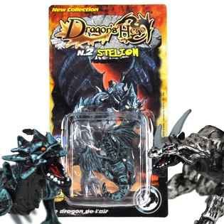 Figuras de Drag&oacute;n Dragon's Hero en Cart&oacute;n (12 uds.)