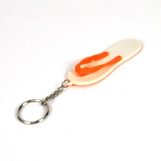 LLAVERO DE CHANCLA NARANJA (100 uds.)