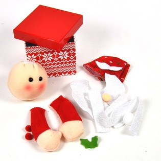 CREA TU PROPIA CAJA DE NAVIDAD - MODELO PAP&Aacute; NOEL