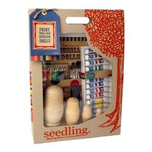 Kit Creativo Seedling - Pinta tus Propias Mu&ntilde;ecas Rusas (Matrioskas)