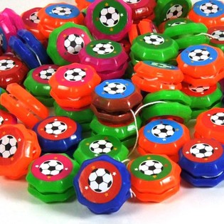 YOY&Oacute;S DE F&Uacute;TBOL PARA T&Oacute;MBOLA (100 uds.)