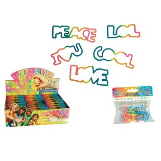 ***SUPER BARATO*** Pulseras LUCKY BANDS para Niños - Modelo: PALABRAS (24 ud.)