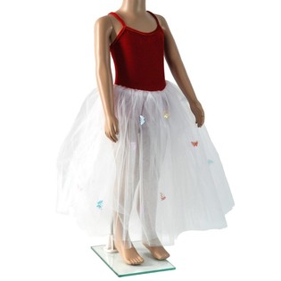 Vestido Rojo y Blanco para Ni&ntilde;os - Talla 8