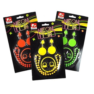 Set de Joyas NE&Oacute;N en Cart&oacute;n (12 uds.)