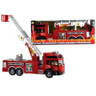 GRAN CAMI&Oacute;N DE BOMBEROS DE JUGUETE 30 CM (2 uds.)