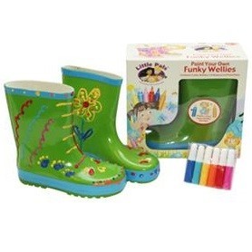 FUNKY WELLIES - COLOREA TUS PROPIAS BOTAS - VERDE / TALLA: 30