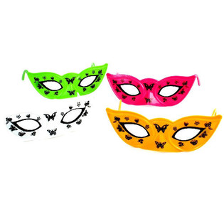 MÁSCARAS DE FIESTA PARA NIÑOS EN COLORES VARIADOS (48 uds.)