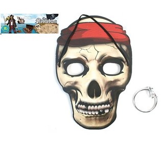MÁSCARA DE PIRATA CON PENDIENTE (24 ud.)