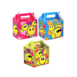 Caja de Menú Infantil SMILEY – 14 x 9,5 x 18 cm (Pack de 12)