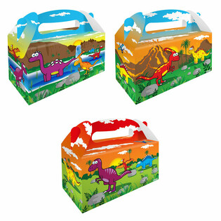 Caja de Menú Infantil – Dinosaurio – 22,5 x 9,5 x 18 cm (12 uds.)