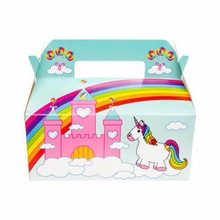 Caja de Menú Unicornio - 22,5 x 12 x 9,5 cm (24 uds)