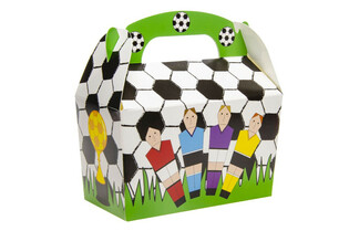 CAJA DE GOLOSINAS FÚTBOL 12x12.5x6 cm (12 uds.)