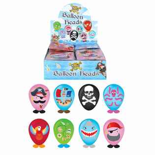 CABEZAS DE GLOBOS – MODELO: PIRATAS (240 uds.)