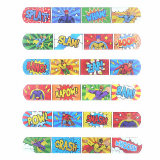 PULSERA DE CLAP - SUPERH&Eacute;ROES (120 uds.)