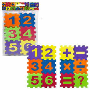 JUEGO DE PUZZLE MATEMÁTICO DE ESPUMA