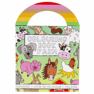 Libretas de Colorear Granja con Pegatinas (48 Unidades)