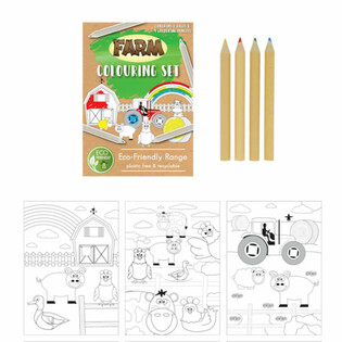 ECOLÓGICO - Set de Dibujo Granja (25 uds.)
