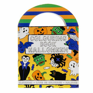 Pequeños Libros de Colorear de Halloween con Pegatinas (48 Unidades)