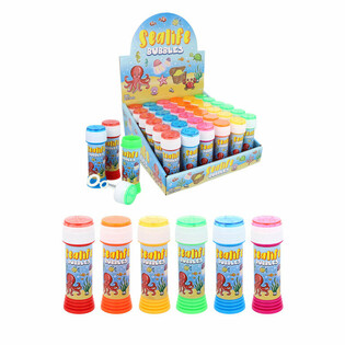 Pomperos de Jab&oacute;n Vida Marina &ndash; Sea Life - 50ml en Expositor (36 ud.)