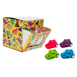 Cabeza de Dinosaurio Pull Back en Expositor (50 uds.)