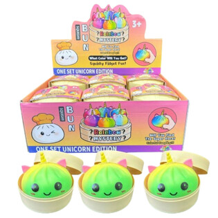 RAGE - Squishy Bun Dumplings GRANDE - EDICIÓN UNICORNIO (8.5 x 8.5 x 7.5 cm) (12 uds.)