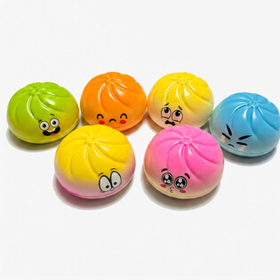 RAGE - Squishy Dumplings GRANDE (9 x 9 x 4 cm) - Juguete Fidget Viral 2026 - CON CARTÓN EXPOSITOR (24 uds)
