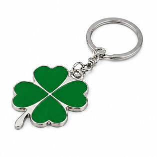 LLAVEROS TRÉBOL DE CUATRO HOJAS (48 uds.)