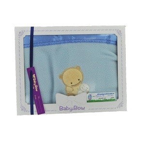 Manta Polar de Bebé Baby Bow - Azul